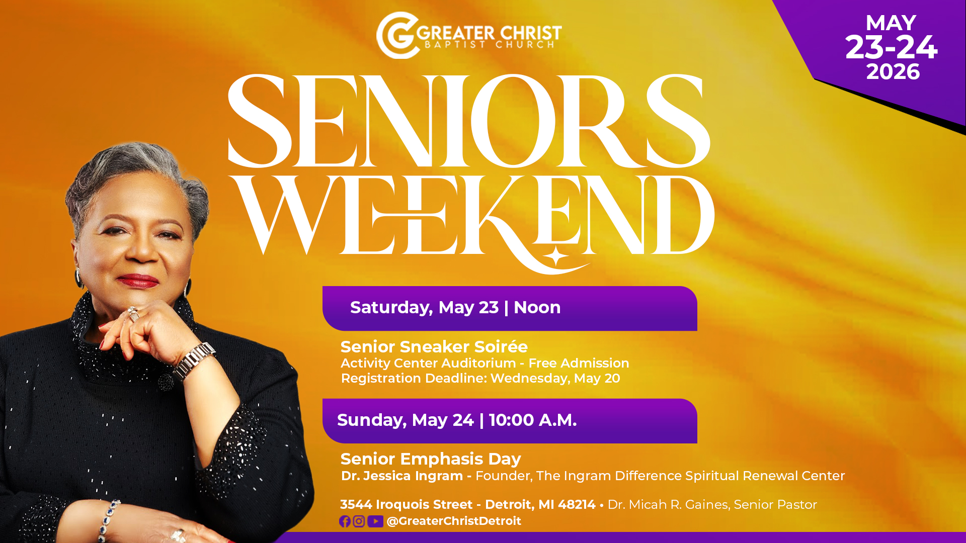 Senior's Weekend - Final